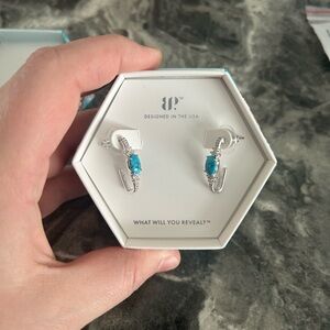 BP Turquoise and Silver Earrings